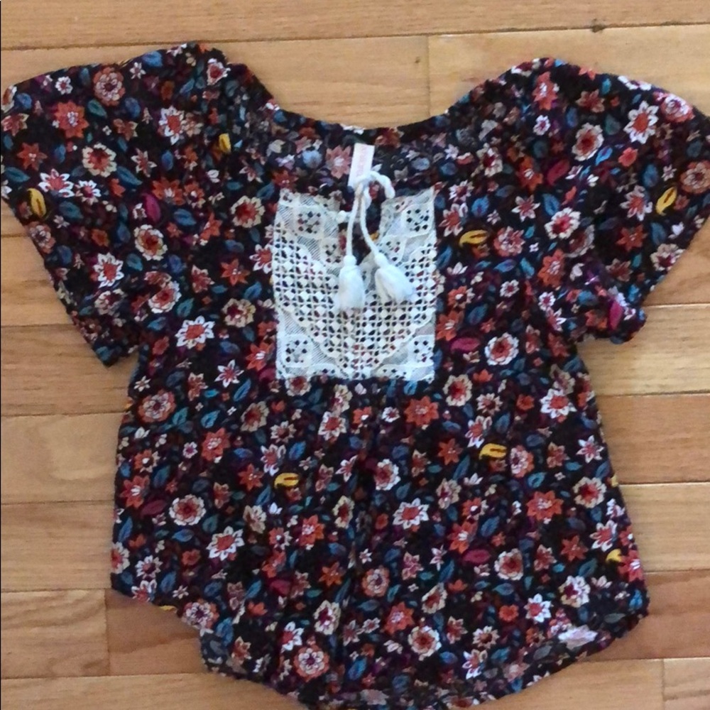 Kids peasant blouse